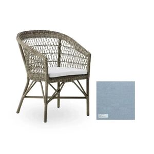 Sika Design Sika-Design Emma Havestol inkl. Hynde SH: 45 cm - A672 Tempotest Michelangelo Light Blue/Antique Grey