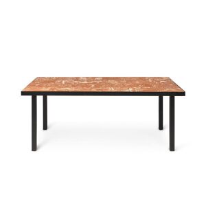 Ferm Living Flod Dining Table 181,3x81,1 cm -Terracotta/Black