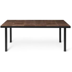 Ferm Living Flod Dining Table 181,3x81,1 cm - Mocha/Black