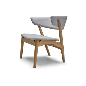Sibast Furniture No 7 Lounge Chair Full Upholstered SH: 35 cm - Natural Oiled Oak / Remix 123