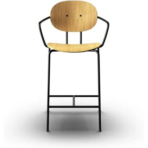 Sibast Furniture Piet Hein Bar Chair w. Armrest SH: 65 cm - Oil Oak