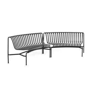 HAY Palissade Park Dining Bench In-In Starter Set/Set Of 2 L: 295,5 cm - Anthracite