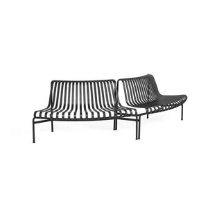 HAY Palissade Park Dining Bench Out-Out Starter Set/Set Of 2 L: 275,5 cm - Anthracite