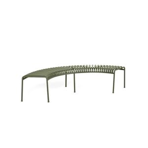 HAY Palissade Park Bench Incl. Middle Leg L: 218 cm - Olive