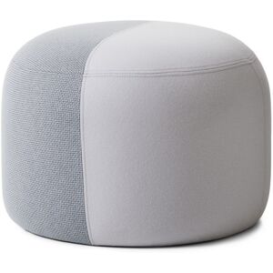 Warm Nordic Dainty Pouf Ø: 55 cm - Minty Grey/Cloudy White