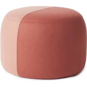 Warm Nordic Dainty Pouf Ø: 55 cm - Blush/Coral