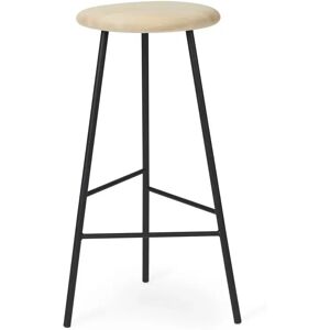 Warm Nordic Pebble Bar Stool H: 76 cm - Oiled Ash/Black Noir