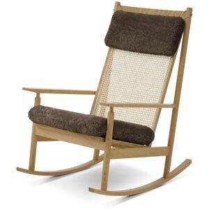 Warm Nordic Swing Rocking Chair H: 103 cm - Oak/Drake