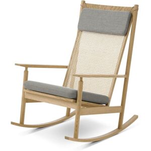 Warm Nordic Swing Rocking Chair H: 103 cm - Oak/Granite