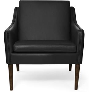 Warm Nordic Mr. Olsen Lounge Chair SH: 46 cm - Walnut/Black