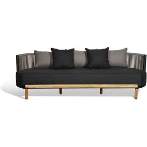 Mindo 107 3 Seater Sofa SH: 38,5 cm - Dark Grey