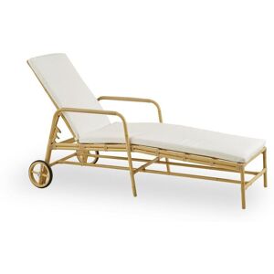 Sika Design Sika-Design Josephine Sunbed B: 200 cm - Natural/B450 Tempotest White