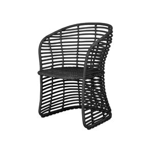 Cane-line Outdoor Basket Stol SH: 45 cm - Graphite Weave