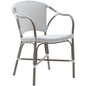 Sika Design Sika-Design Valerie Exterior Chair SH: 46 cm - Grå/Hvid