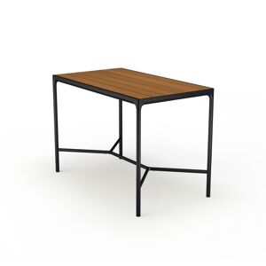 HOUE Four Bar Table 90x160 cm - Bamboo Lamellas / Black