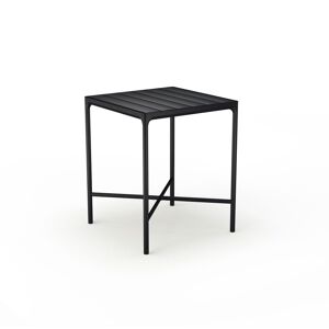 HOUE Four Bar Table 90x90 cm - Aluminium Lamellas / Black