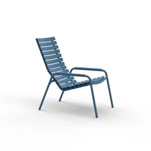 HOUE ReCLIPS Lounge Stol H: 59 cm - Blå / Aluminium