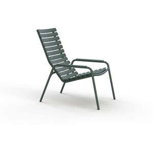 HOUE ReCLIPS Lounge Stol H: 59 cm - Grøn / Aluminium