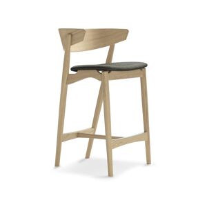 Sibast Furniture No 7 Bar Stool SH: 65 cm - Soap Oak / Remix 133 Dark Grey
