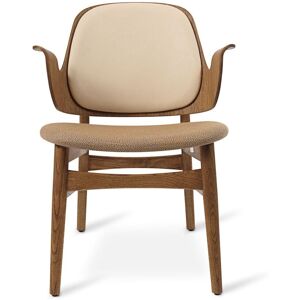 Warm Nordic Gesture Lounge Chair SH: 46 cm - Teak/Nature/Latte