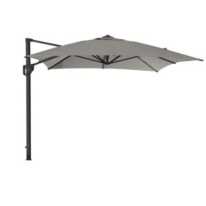 Cane-line Outdoor Hyde Luxe Hanging Parasol 300x400 cm - Taupe inkl. Hyde Luxe Parasolfod M. Hjul - Matt Grey Granite