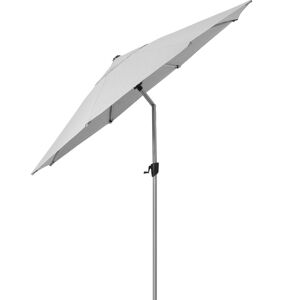 Cane-line Outdoor Sunshade Parasol M. Tilt Ø: 300 cm - Dusty White M. Parasolfod M. Hjul - Matt Grey Granite