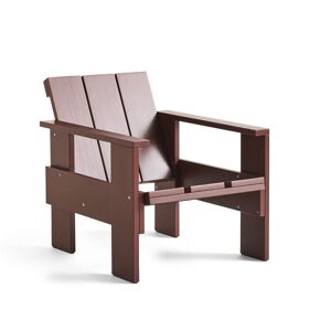 HAY Crate Lounge Chair SH: 32 cm - Iron Red