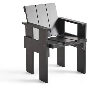 HAY Crate Dining Chair SH: 45 cm - Black