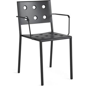 Hay Balcony Dining Armchair SH: 46 cm - Anthracite