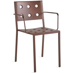 Hay Balcony Dining Armchair SH: 46 cm - Iron Red