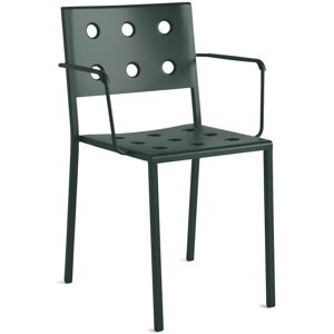 Hay Balcony Dining Armchair SH: 46 cm - Dark Forest