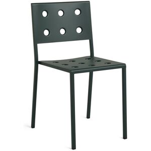 Hay Balcony Dining Chair SH: 46 cm - Dark Forest