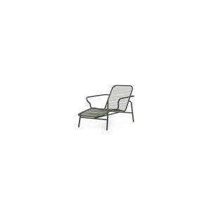 Normann Copenhagen Outdoor Vig Chaiselong Solvogn L: 141 cm - Mørkegrøn