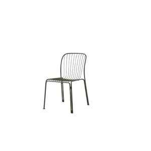 &Tradition Thorvald SC94 Space Copenhagen Outdoor Side Chair SH: 45,9 cm - Bronze Green