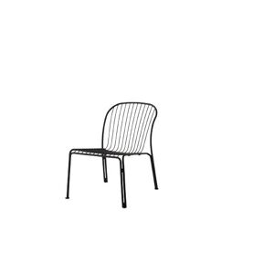 &Tradition Thorvald SC100 Space Copenhagen Outdoor Lounge Chair SH: 39,8 cm - Warm Black