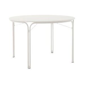 &Tradition Thorvald SC98 Space Copenhagen Outdoor Dining Table Ø: 115 cm - Ivory