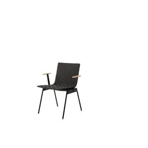 &Tradition Ville AV34 Andersen & Voll Outdoor Armchair SH: 46 cm - Warm Black