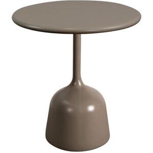 Cane-line Outdoor Glaze Sofabord Lille Ø: 45 cm - Taupe/Taupe Aluminium