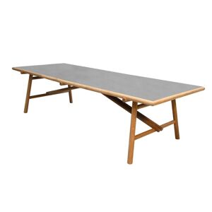 Cane-line Outdoor Sticks Spisebord 100x280 cm - Teak/Concrete Grey