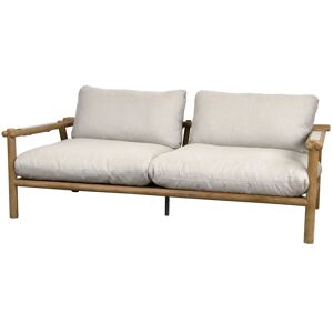 Cane-line Outdoor Sticks 2-Seater Sofa B: 194 cm - Teak/Sand