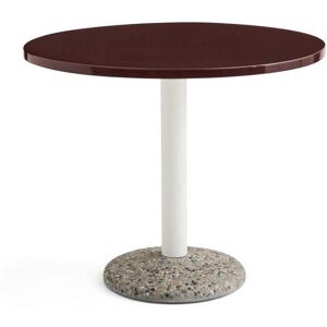 HAY Ceramic Table Ø: 90 cm - Bordeaux FORUDBESTIL: AUGUST