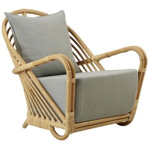 Sika Design Sika-Design Charlottenborg Lænestol H: 74 cm - Natural Rattan/Tempotest Taupe