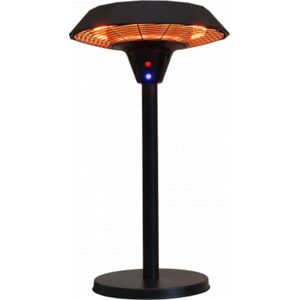 Hortus Ufo Terrassevarmer Bordmodel, 2000w, 8m², Sort