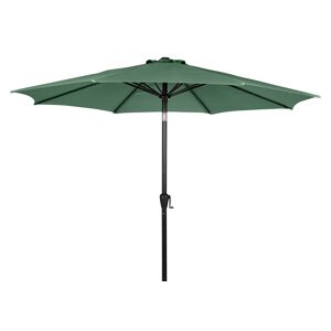Felix parasol med krank og tilt Ø3M grøn.