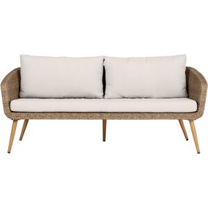 Johannes havesofa 3 pers. inkl. hynder beige.