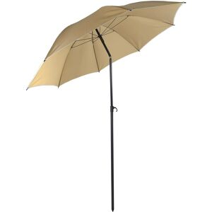 Strand parasol S Ø180cm taupe.