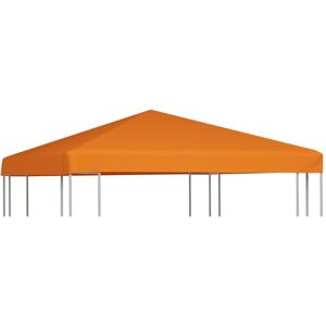 vidaXL pavillontopdække 310 g/m² 3 x 3 m orange