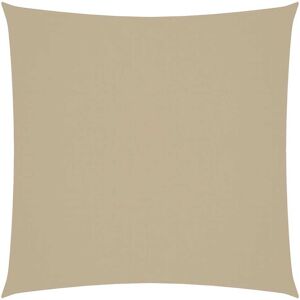 vidaXL solsejl Oxfordstof firkantet 3,6 x 3,6 m beige