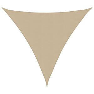 vidaXL solsejl Oxfordstof trekantet 3,6 x 3,6 x 3,6 m beige