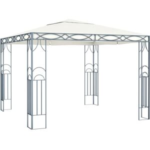 vidaXL pavillon 300 x 300 cm cremefarvet